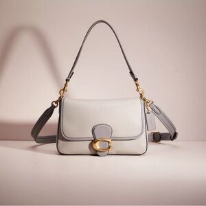Coach Soft Tabby Shoulder Bag In Colorblock $450 retail SOLD OUT! BRAND NEW!